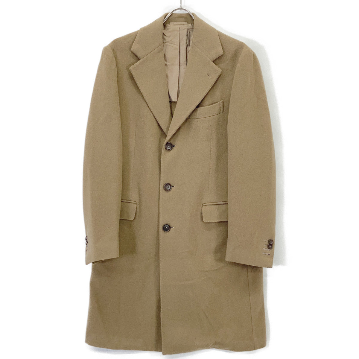 De Petrillo Filomarino Wool Cashmere Coat Brown Size 46