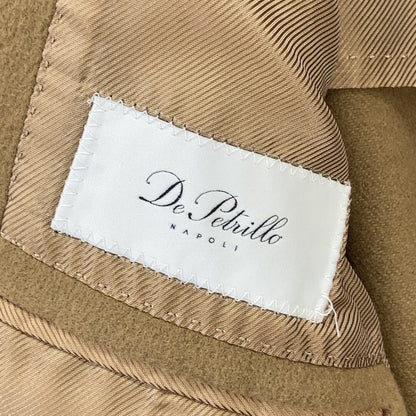 De Petrillo Filomarino Wool Cashmere Coat Brown Size 46