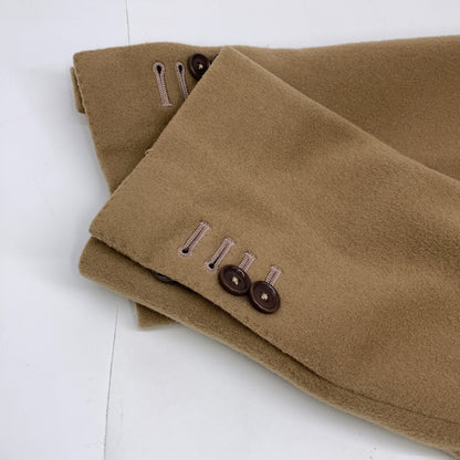 De Petrillo Filomarino Wool Cashmere Coat Brown Size 46