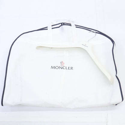 MONCLER MONTGENEVRE Wool Hooded Down Jacket Navy Blue Size 3