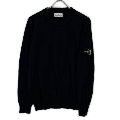 STONE ISLAND 25 K1S155100053 Black Knit Sweater Size L