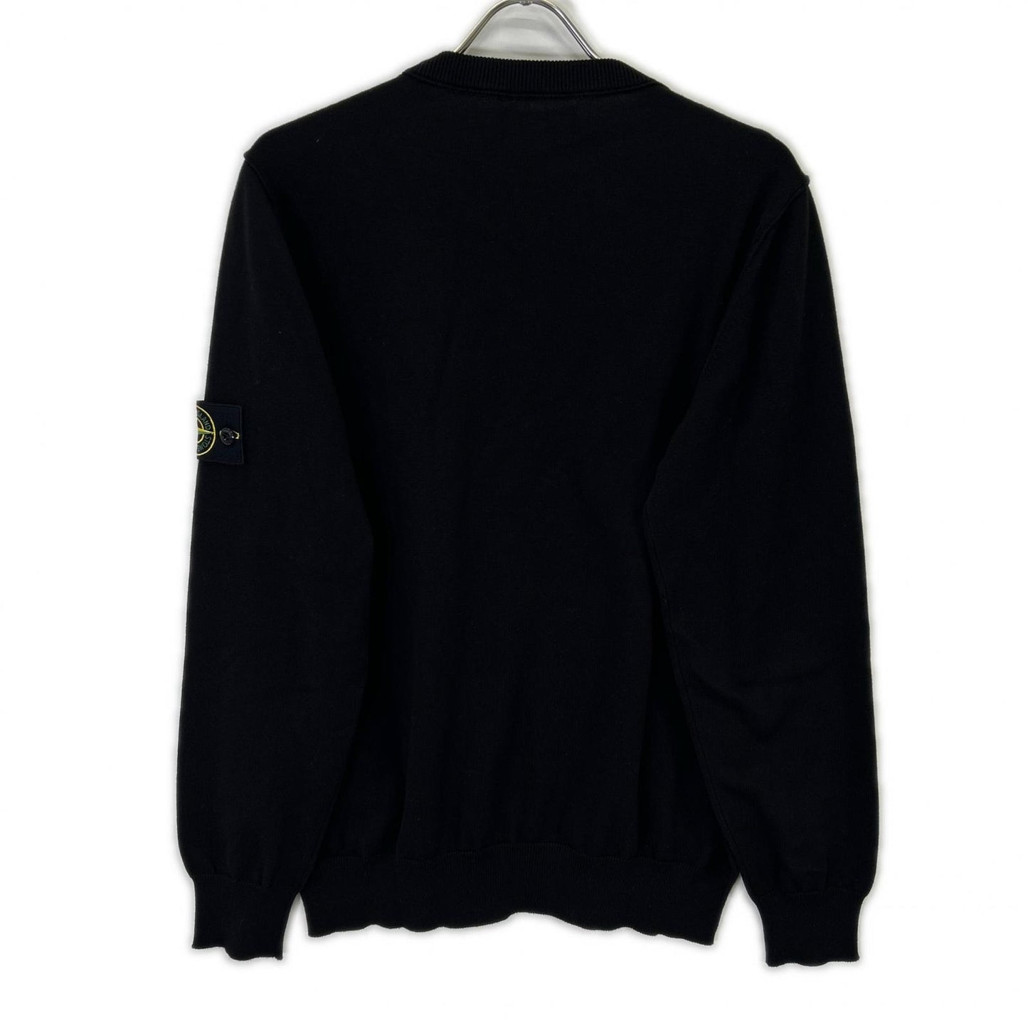 STONE ISLAND 25 K1S155100053 Black Knit Sweater Size L