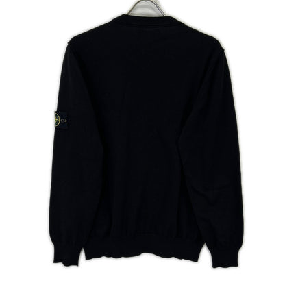 STONE ISLAND 25 K1S155100053 Black Knit Sweater Size L