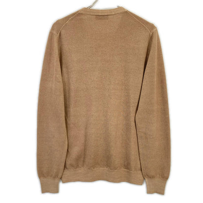 GRAN SASSO Beige VINTEGE Wool Garment Dyed Cardigan Size 50
