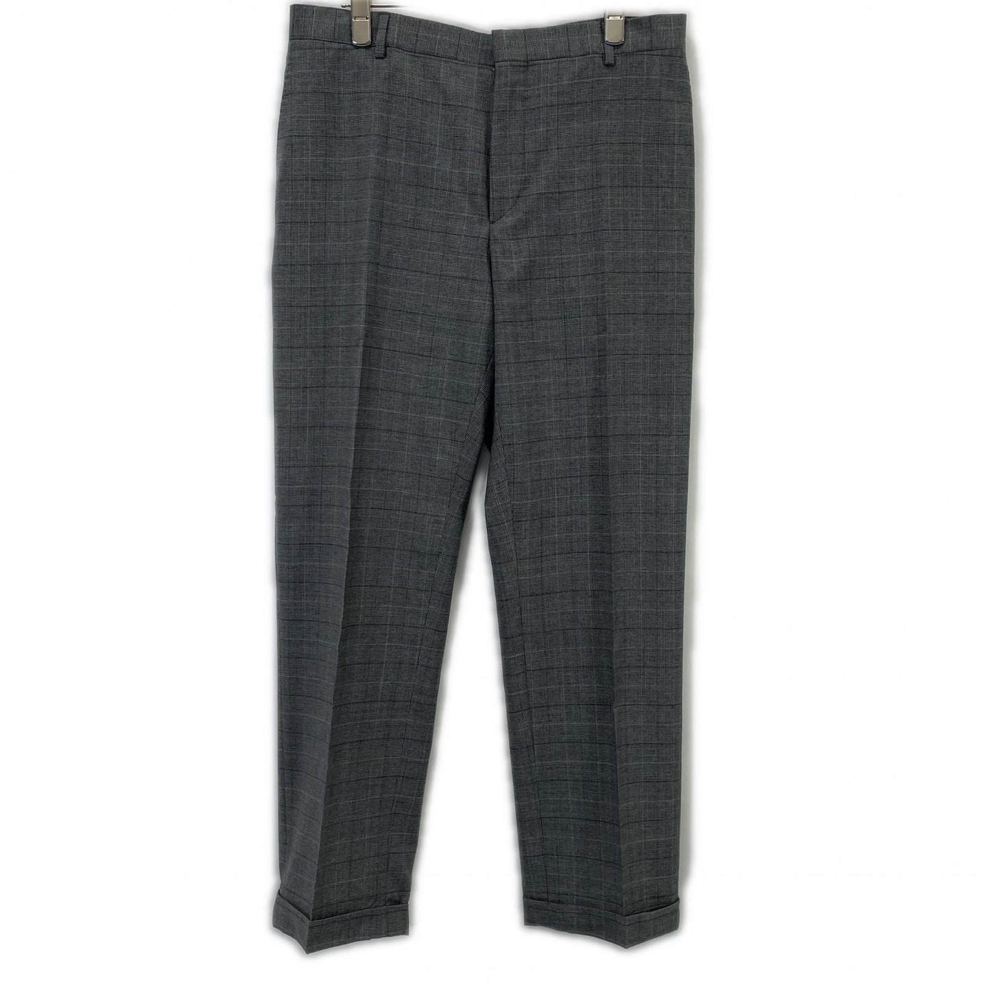PaulSmith Gray Check Wool Tailored Fit Suit Set Size 40/50