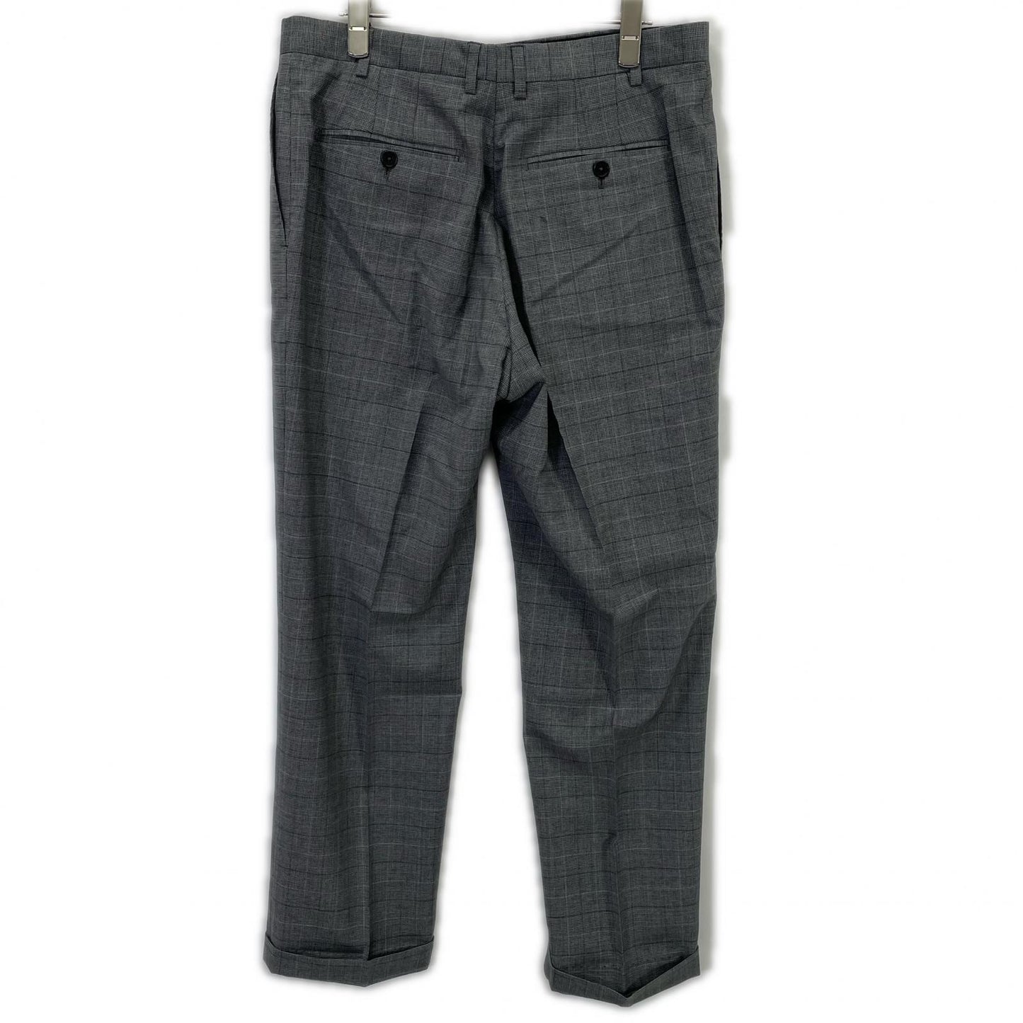 PaulSmith Gray Check Wool Tailored Fit Suit Set Size 40/50