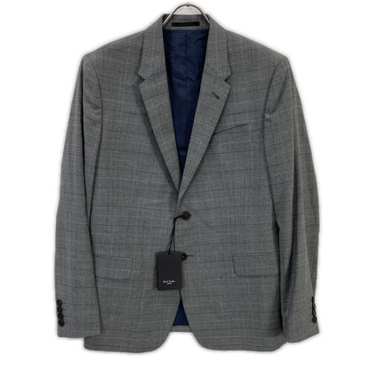 PaulSmith Gray Check Wool Tailored Fit Suit Set Size 40/50