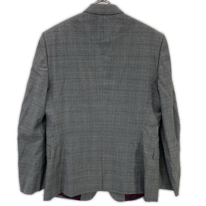 PaulSmith Gray Check Wool Tailored Fit Suit Set Size 40/50