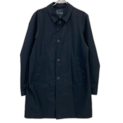 HERNO Navy IM021UL Gore-Tex Laminar Balmacaan Coat Size 50