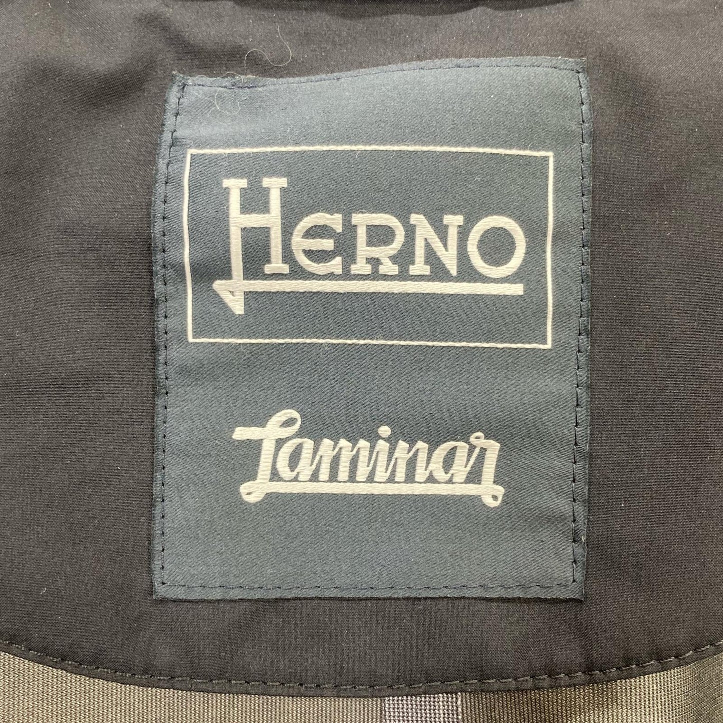 HERNO Navy IM021UL Gore-Tex Laminar Balmacaan Coat Size 50