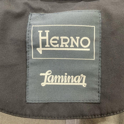 HERNO Navy IM021UL Gore-Tex Laminar Balmacaan Coat Size 50