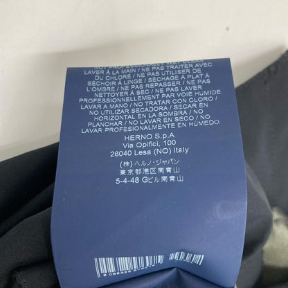 HERNO Navy IM021UL Gore-Tex Laminar Balmacaan Coat Size 50