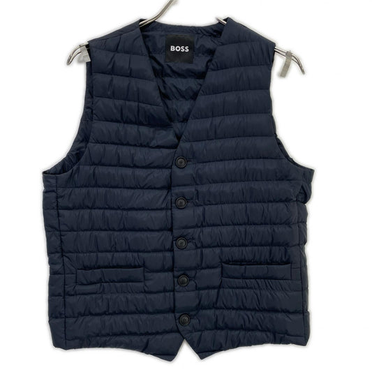 BOSS Navy 50496173 Hanry Polyester Down Vest Size 48