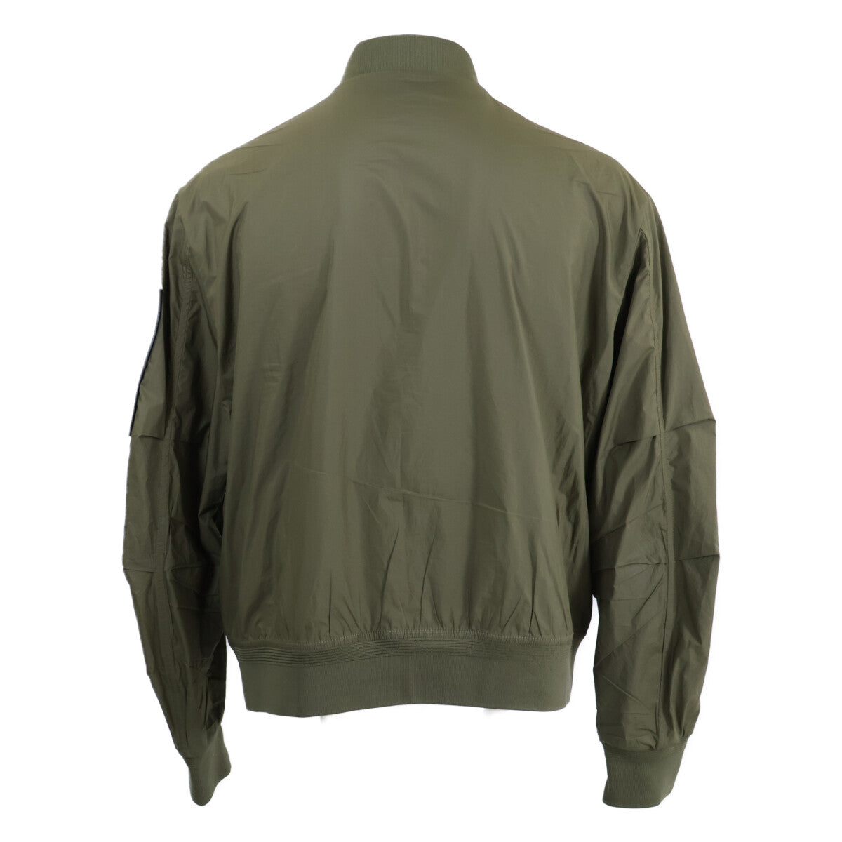 MONCLER BHARANI Khaki Nylon Bomber Jacket Size 2