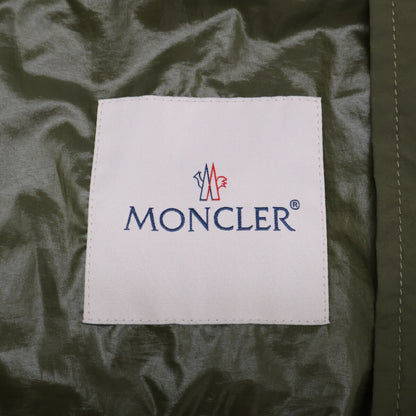 MONCLER BHARANI Khaki Nylon Bomber Jacket Size 2
