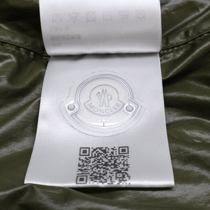 MONCLER BHARANI Khaki Nylon Bomber Jacket Size 2