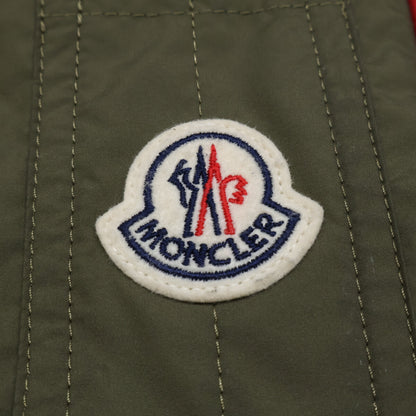 MONCLER BHARANI Khaki Nylon Bomber Jacket Size 2