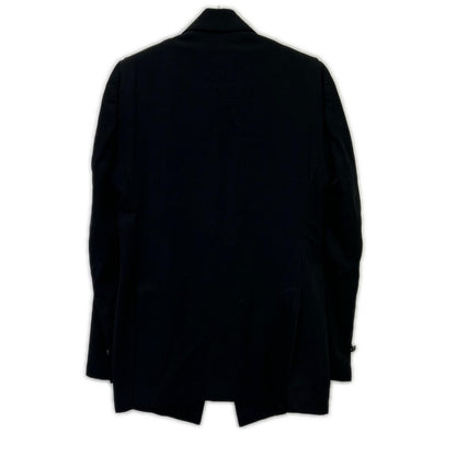 kiryuyrik Black Wool Peaked Lapel Jacket Size S