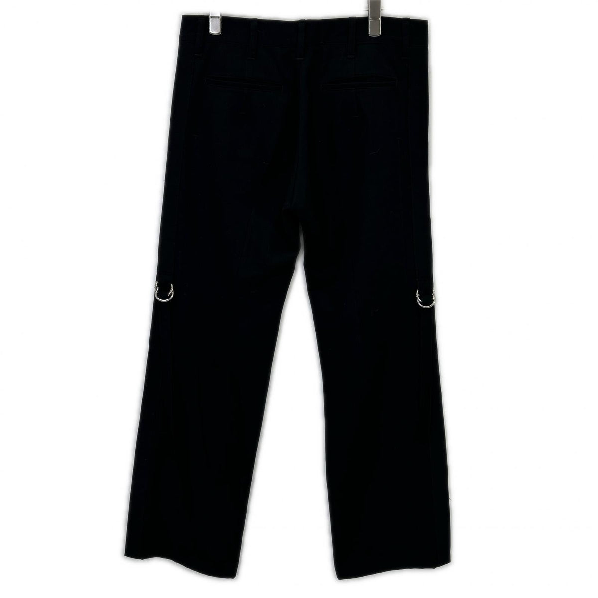 kiryuyrik Black Wool Side Belt Slacks Size S
