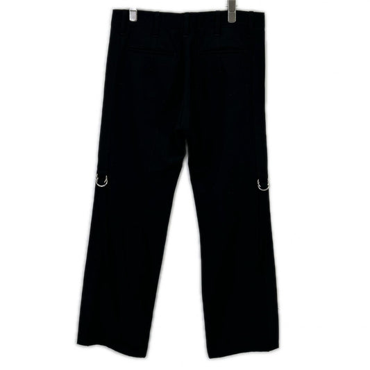 kiryuyrik Black Wool Side Belt Slacks Size S