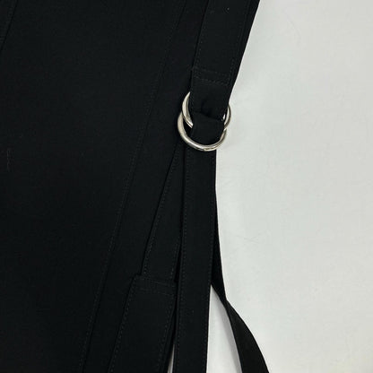 kiryuyrik Black Wool Side Belt Slacks Size S
