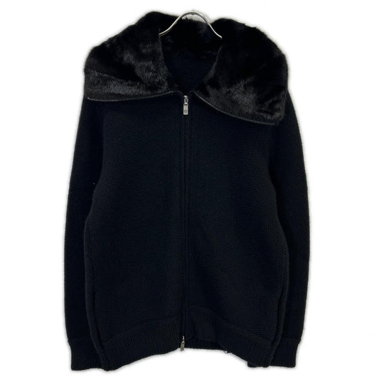 lucien pellat-finet Cashmere Back Skull Jacket Black