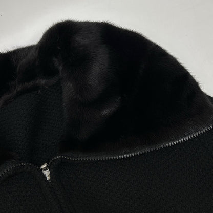 lucien pellat-finet Cashmere Back Skull Jacket Black