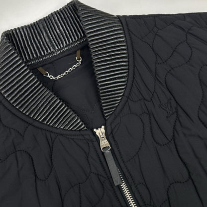 LOUIS VUITTON HAB08WPPX Nylon Quilted Jacket Black Size 52