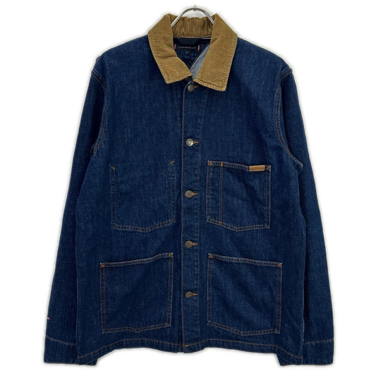 TOMMYHILFIGER Indigo MW40374 Denim Chore Jacket Size M