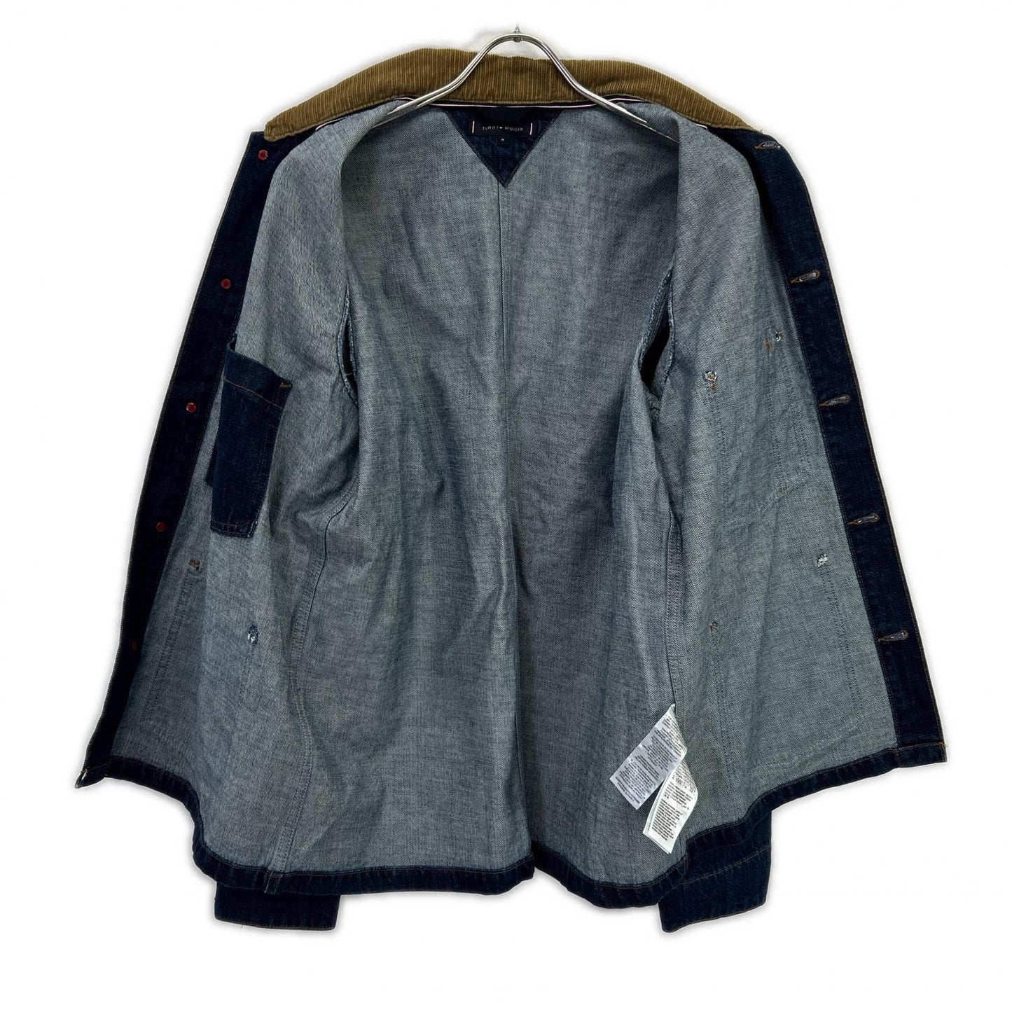 TOMMYHILFIGER Indigo MW40374 Denim Chore Jacket Size M