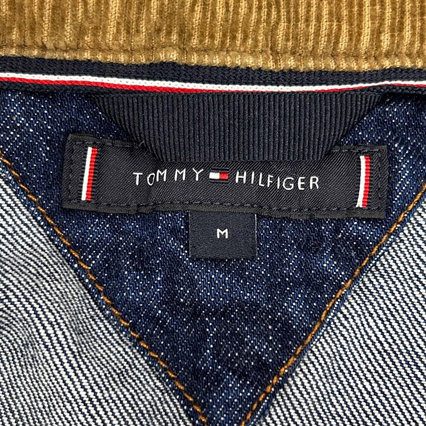 TOMMYHILFIGER Indigo MW40374 Denim Chore Jacket Size M
