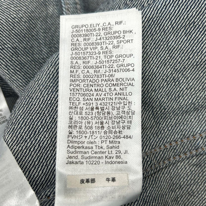 TOMMYHILFIGER Indigo MW40374 Denim Chore Jacket Size M