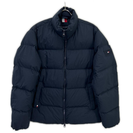 TOMMYHILFIGER Navy Down Stand Puffer Jacket Size M