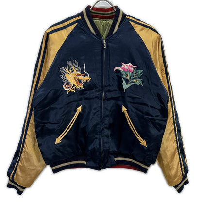 TAILOR TOYO Peacock Map Souvenir Jacket Navy Size M
