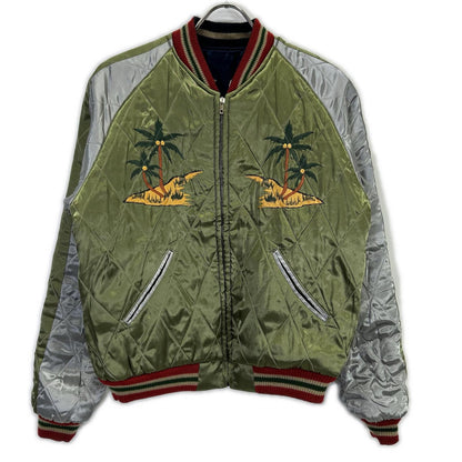 TAILOR TOYO Peacock Map Souvenir Jacket Navy Size M