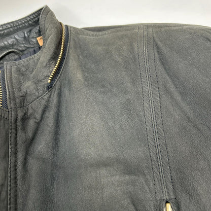 RuffHewn Black Lamb Leather Jacket Size M