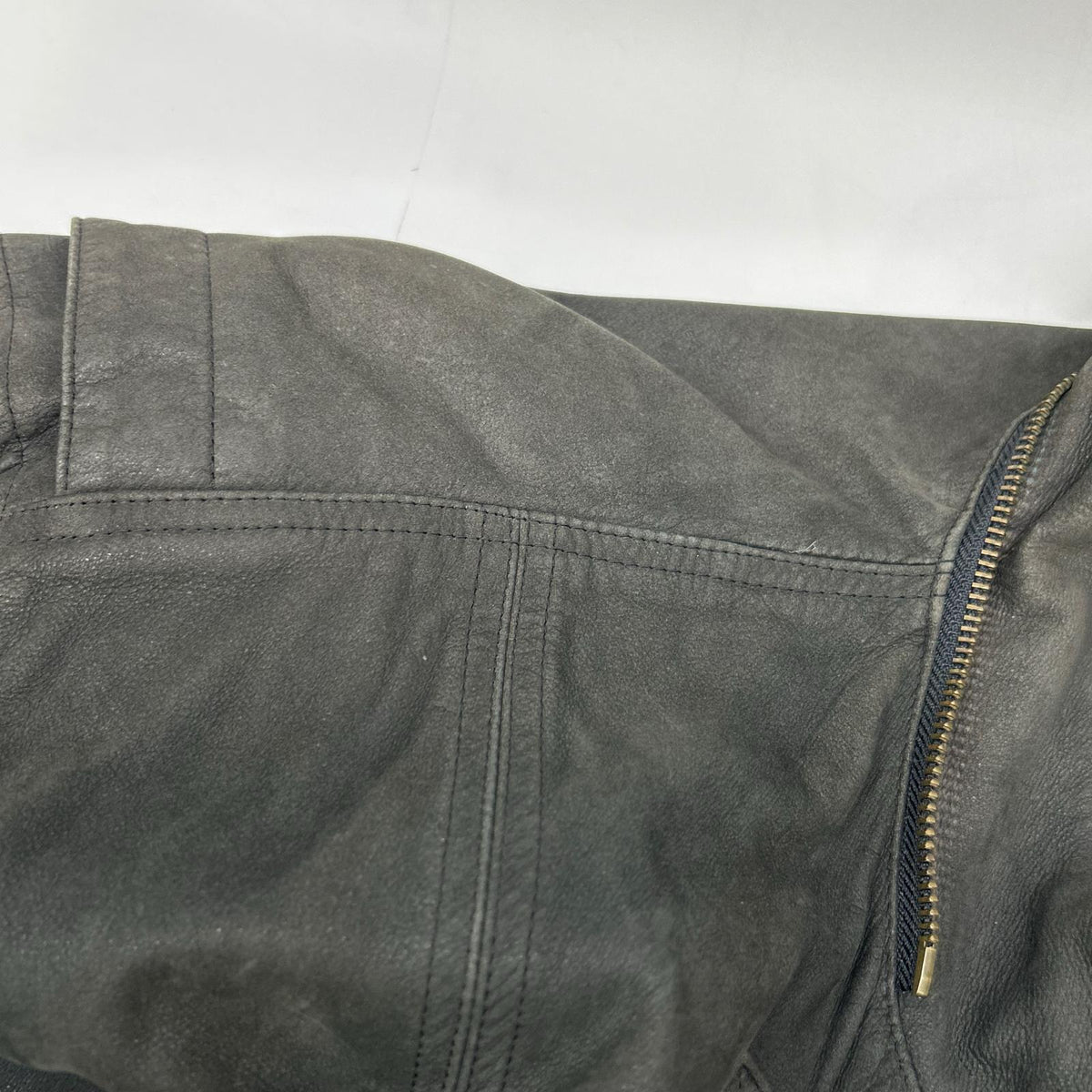 RuffHewn Black Lamb Leather Jacket Size M