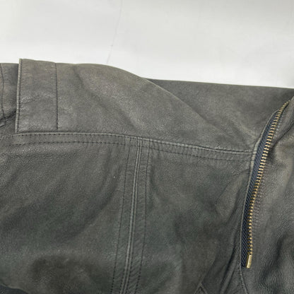 RuffHewn Black Lamb Leather Jacket Size M
