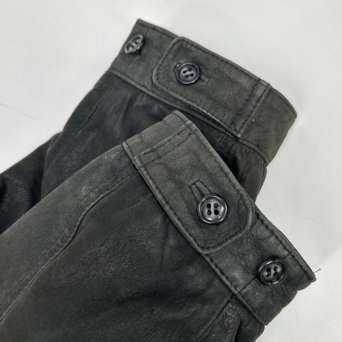 RuffHewn Black Lamb Leather Jacket Size M
