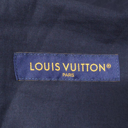 LOUIS VUITTON Monogram Drawstring Wool Slacks Navy Size 48