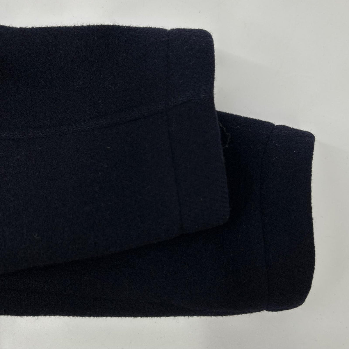 BrooksBrothers Wool Lined Check Duffle Coat Navy Size S