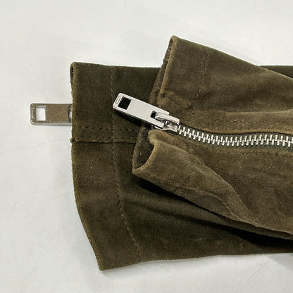 DIESEL Brown Lamb Leather Rider Jacket Size S