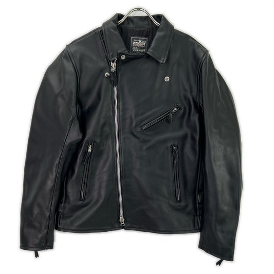 KADOYA Black K'S LEATHER BOREAS Rider Jacket Size LL