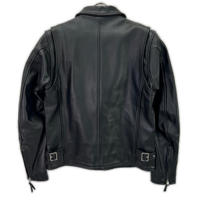 KADOYA Black K'S LEATHER BOREAS Rider Jacket Size LL