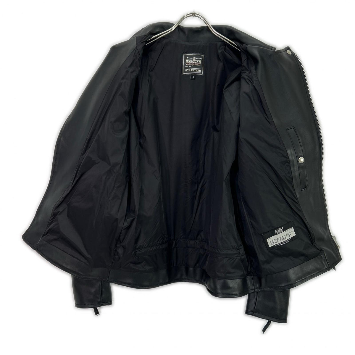 KADOYA Black K'S LEATHER BOREAS Rider Jacket Size LL