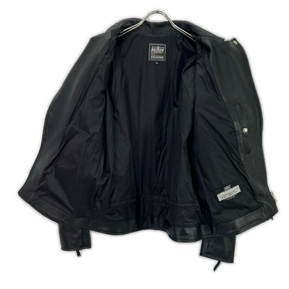KADOYA Black K'S LEATHER BOREAS Rider Jacket Size LL