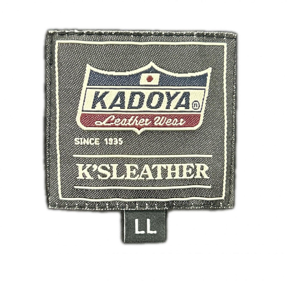 KADOYA Black K'S LEATHER BOREAS Rider Jacket Size LL