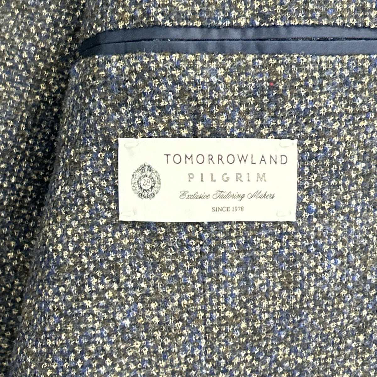 TOMORROWLAND PILGRIM Multi-Color Alpaca Wool Blazer Size 46