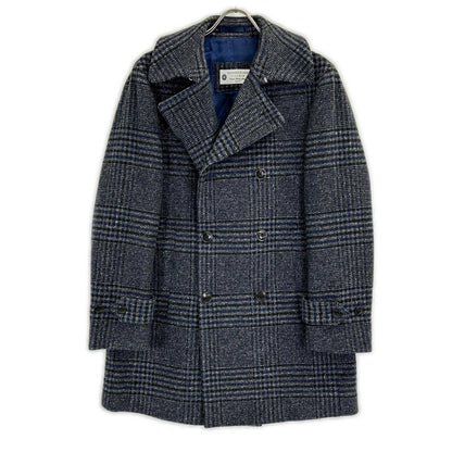 TOMORROWLAND PILGRIM Wool Silk Cashmere Nep Pea Coat Size 46