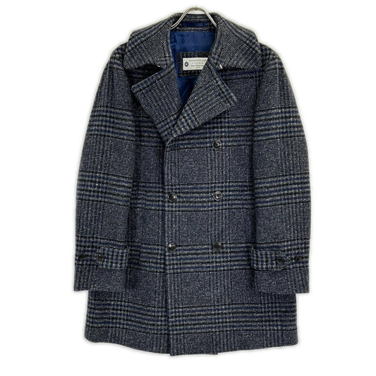 TOMORROWLAND PILGRIM Wool Silk Cashmere Nep Pea Coat Size 46